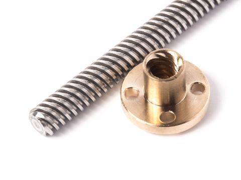 A lead screw with the object that rides It