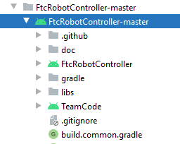 Only select the folder with the Android logo